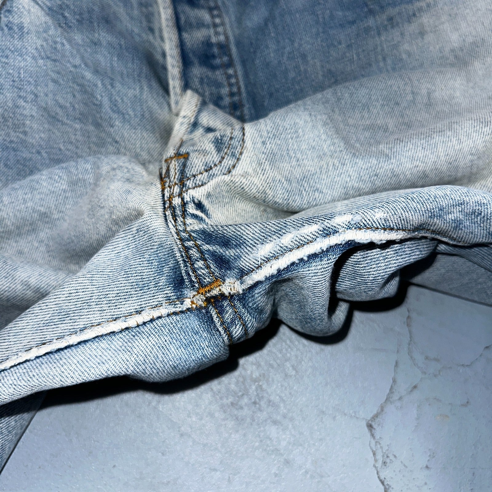 Levis 501 Vintage 80s Redline Selvedge USA XX Jeans Light Wash 36x36 Act 33x31