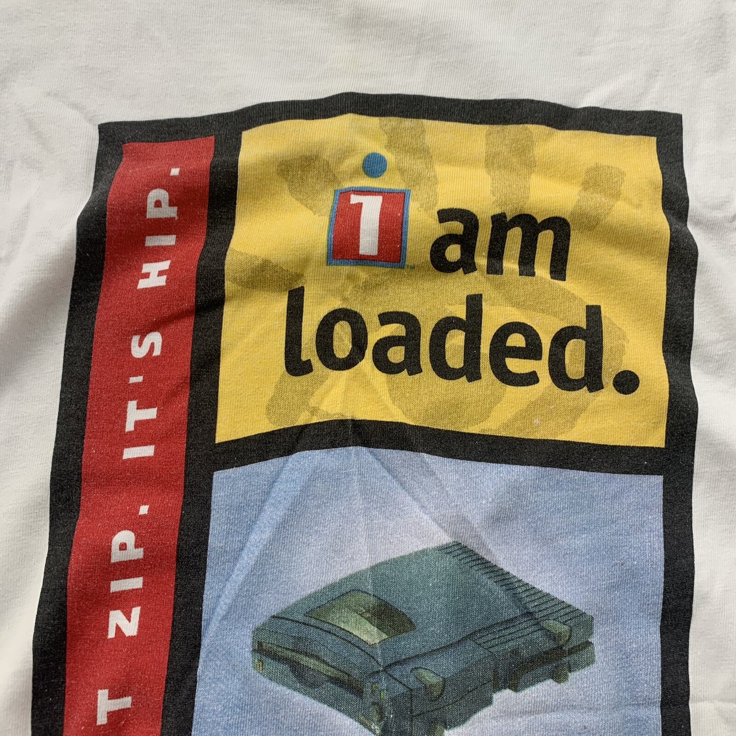 Computer PC Gaming Vintage T Shirt 90s I Am Loaded Funny IOMEGA Video N64 SNES