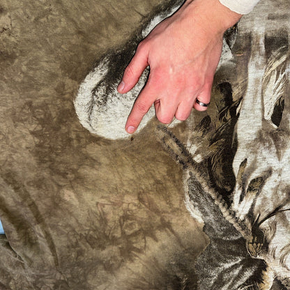 Vintage The Mountain Grand Canyon T Shirt Mens 3XL USA Native Tie Dye Horse