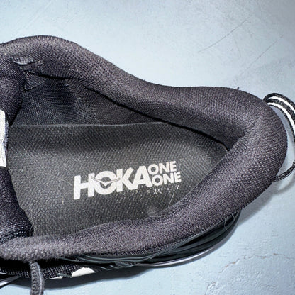 Hoka One One Womens Bondi 7 1110519 BWHT Black Running Shoes Sneakers Size 8