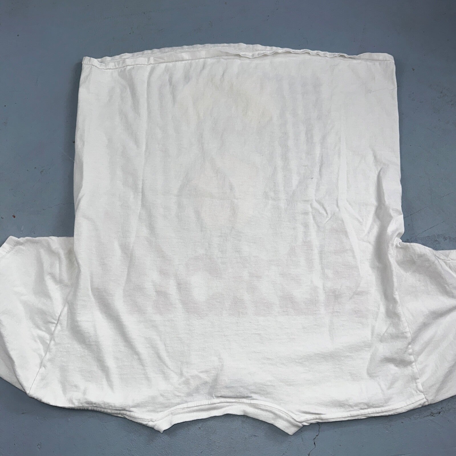 Disney Mickey Mouse Single Stitch Striped VTG T Shirt White 90s Happy Cute