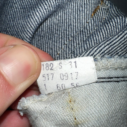 Levis 517 VTG Jeans Mens 34x36 Blue Boot Cut Orange Tab Western USA 80s 33x36