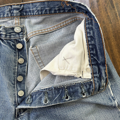 Vintage LEVIS 501XX Jeans Big E 1960s Denim Redline Selvedge 29x29 USA 60s 70s