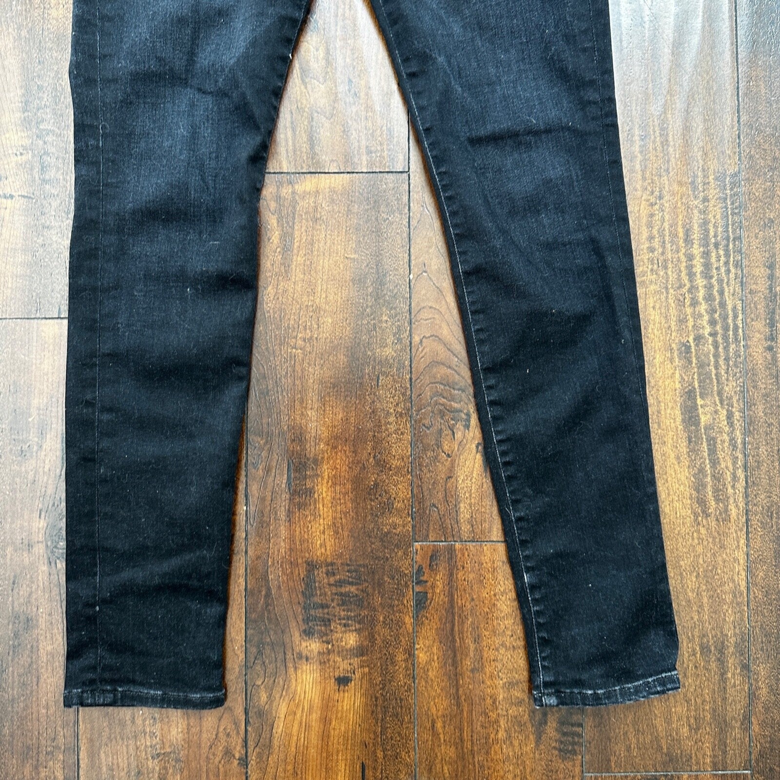 Vince Womens Skinny Jeans Black 26 Low Rise Dark 26x30 DV279B2925