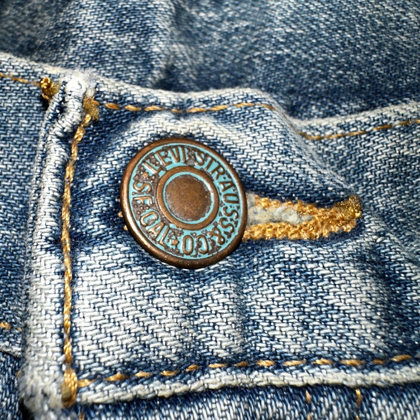 Levis 505 Vintage 90s USA XX Jeans Blue 501 Thrashed Med Wash 36x36 Act 36x30