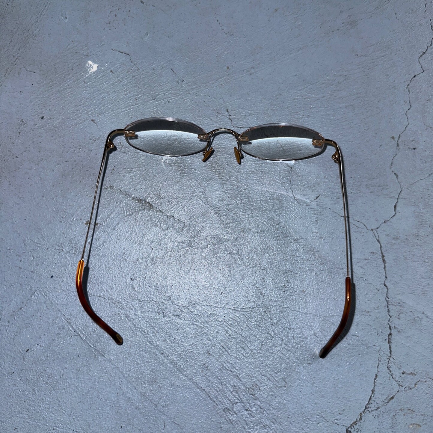 Safilo Design SD 3100 RX500 Eyeglasses Frames Rimless Titanium Gold 00-17-135