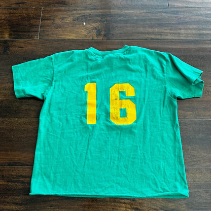 Plumbing Vintage T Shirt Funny Crop Top Single Stitch Green Electric 16 Grover