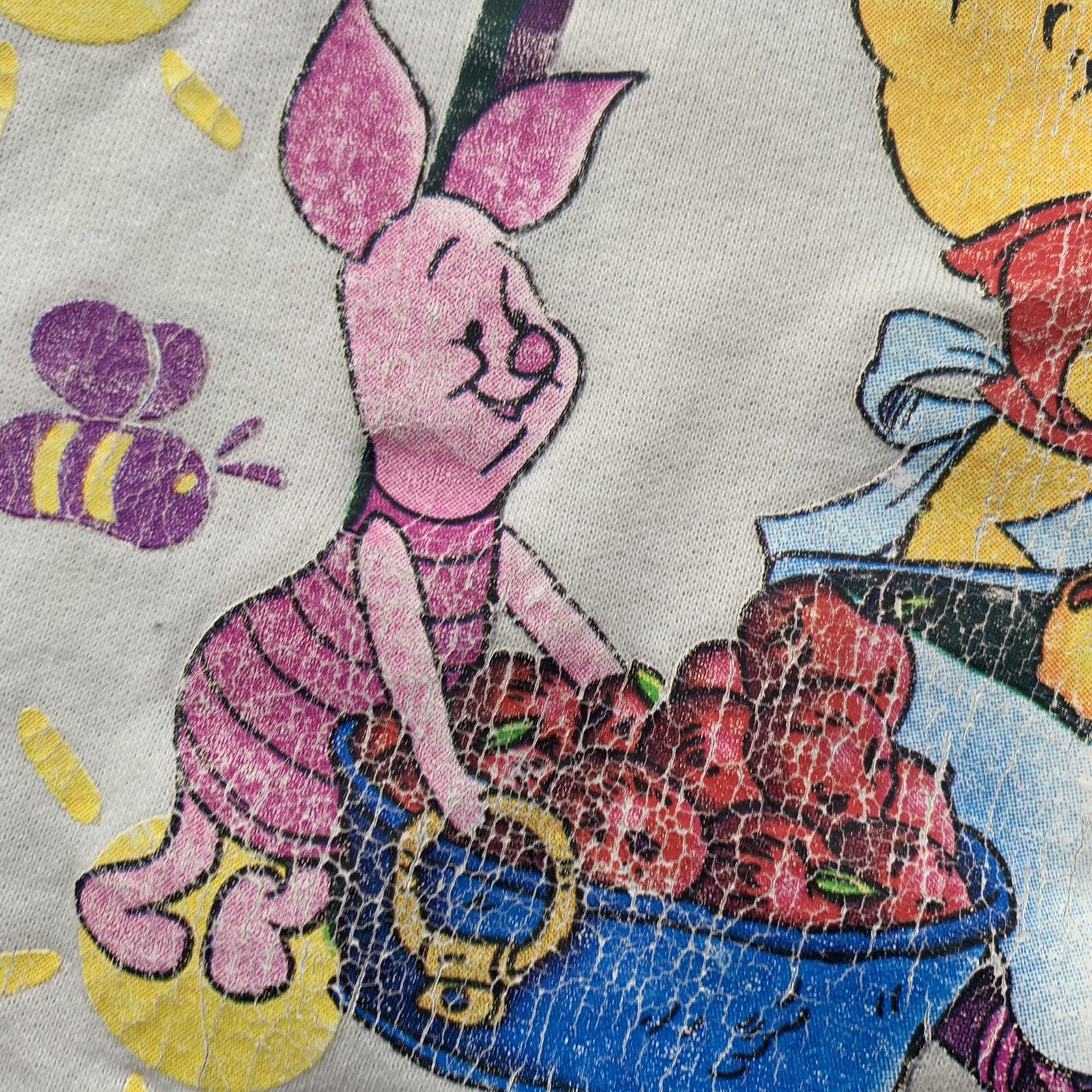 Winnie the Pooh Vintage Sweatshirt Tigger Piglet Vintage Disney Crop Cute Hippie