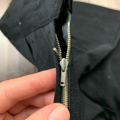 Vintage USA Rockabilly Womens Dress Black Skirt 60s 70s Top Bottom Sanforized