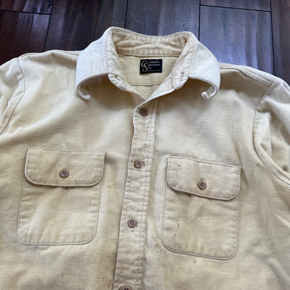 VTG 60s 70s Columbia Work Shirt Workwear Heavy Gorpcore Dadcore Camping Fishing
