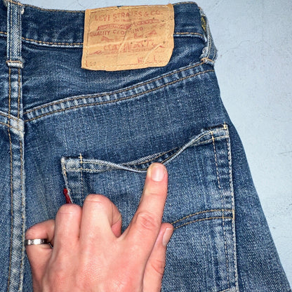 Levis 501 Big E Vintage 60s Redline Selvedge USA XX 1960s Jeans 66 Act 26x24