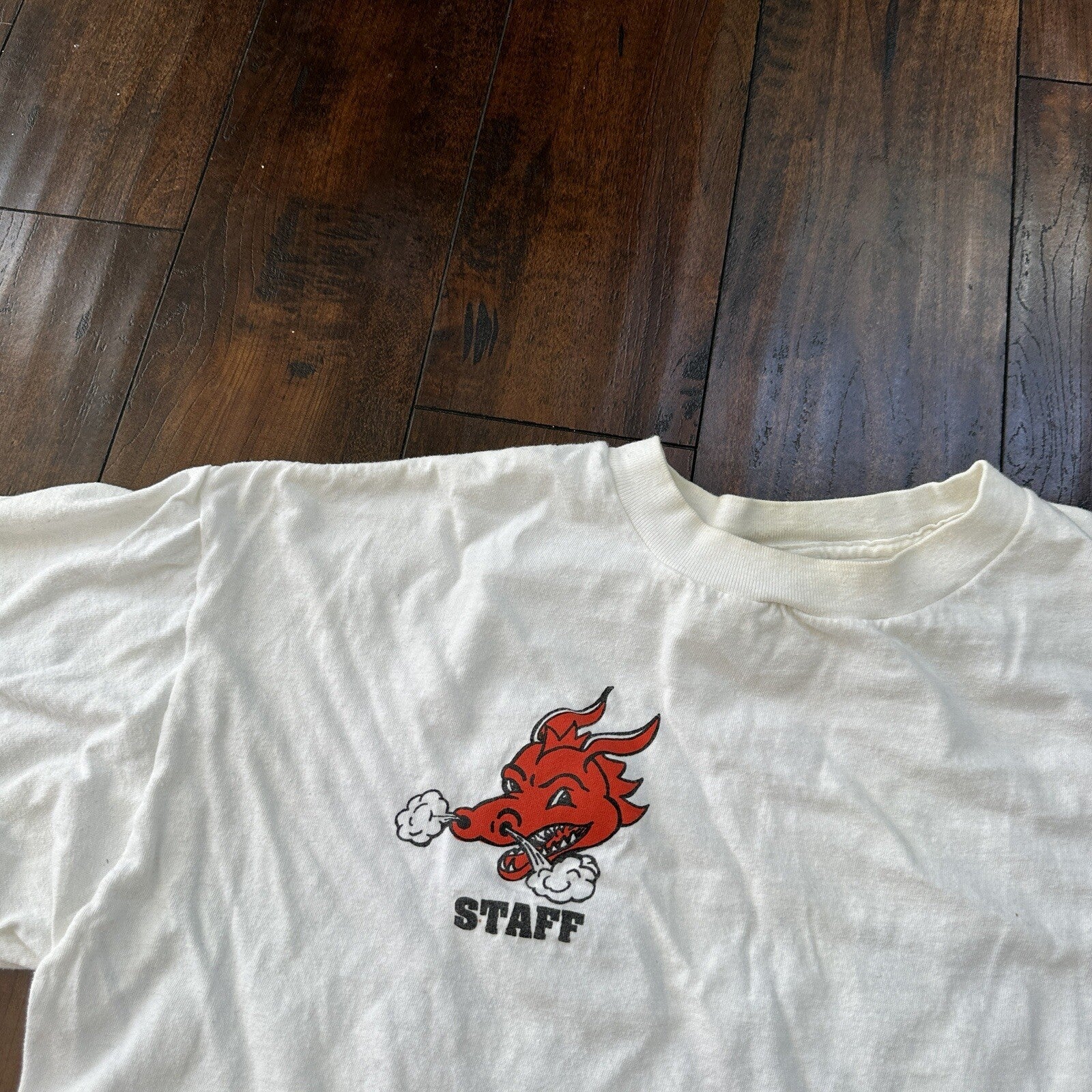 Oneita 90s Lot 2 Vintage T Shirt Dallas Oregon Dragons Basic White Grey Rap