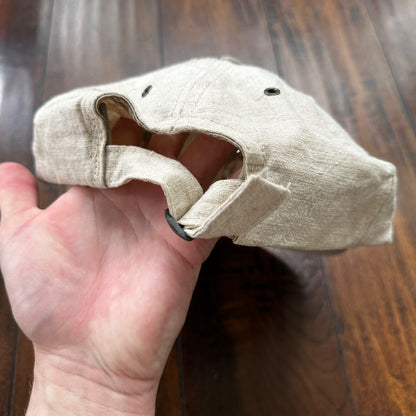 Disney Winnie Pooh and Friends Piglet VTG Hat Cap Snapback 90s USA Beige