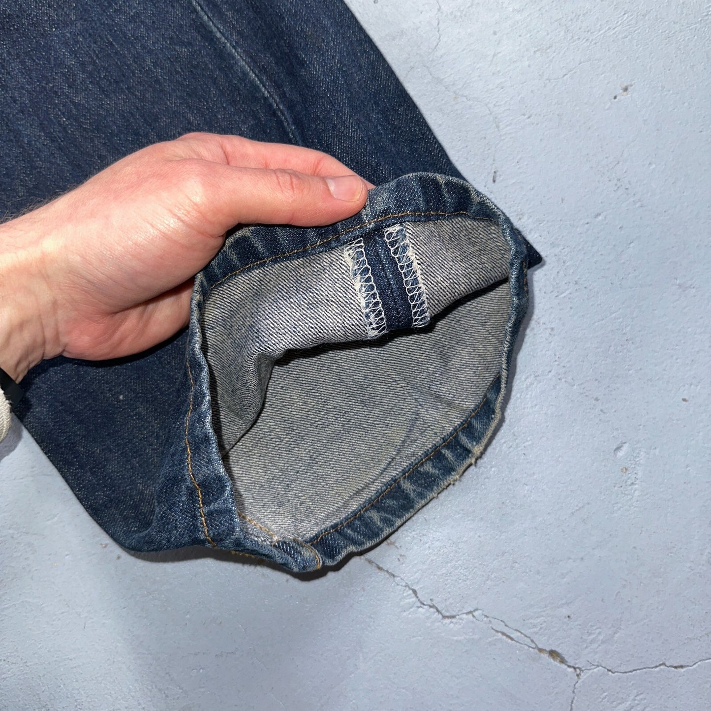 Levis 501 Vintage Y2K XX Straight Leg Jeans Blue Dark Wash 34x32 Act 35x31