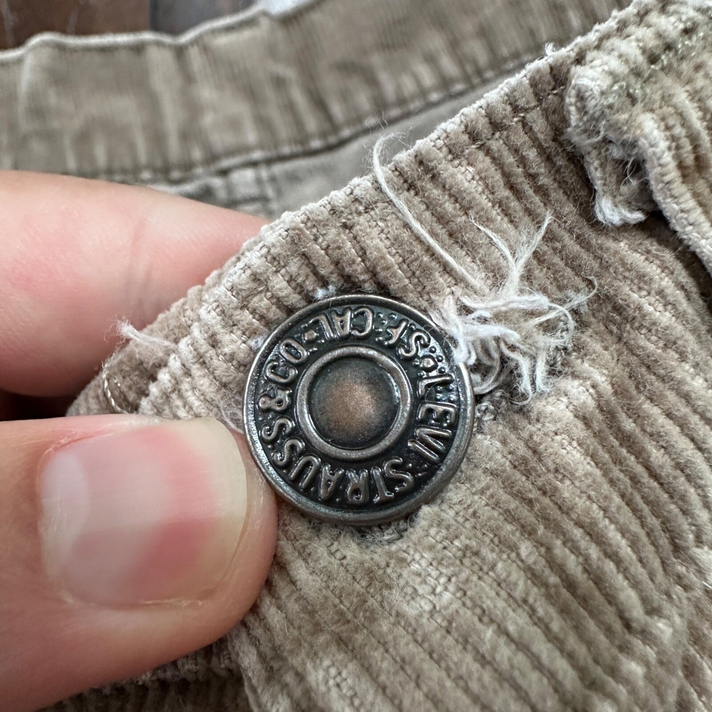 VTG Levi's 684 Corduroy Pants Bell Bottom USA 28x29 Boot Cut 1970s 70s Brown