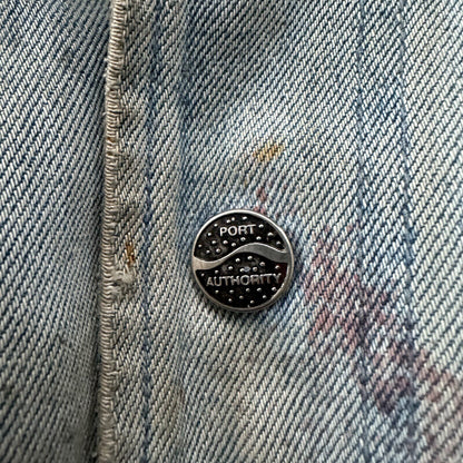 Vintage Oregon 90s Denim Varsity Jacket Bomber Salem Auto NASCAR Racing Thrashed