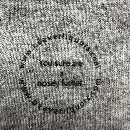 Vintage Nosey F*cker Funny Humor Adult Skateboard Y2K Rap Tee Small T Shirt Text