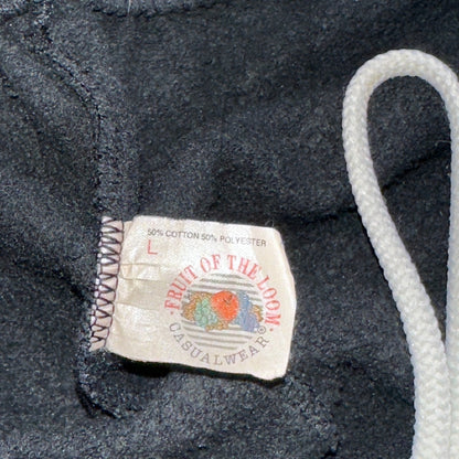 Vintage 70s FOTL Fleece Sweatpants Adult L Black Made In USA Champion 1970s