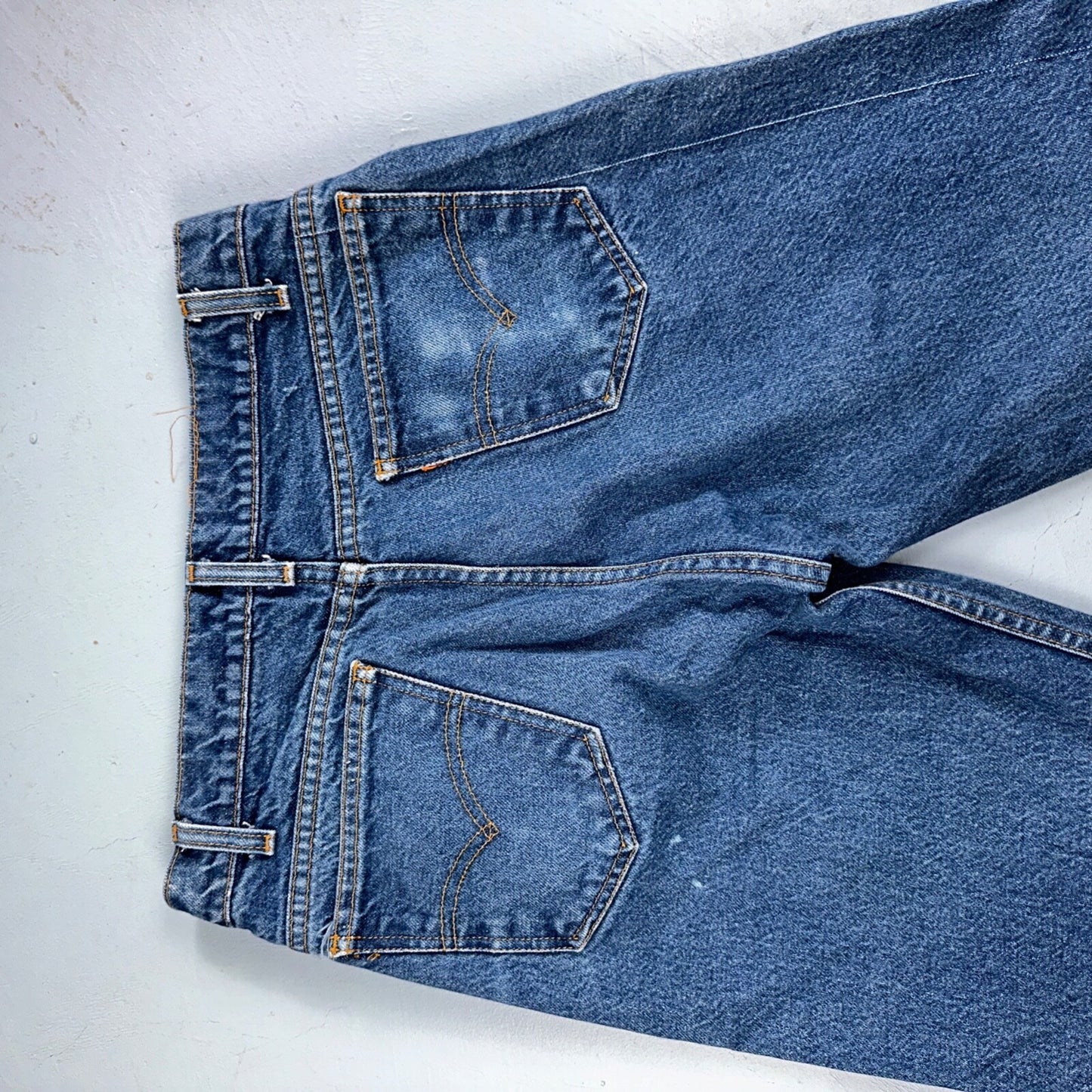 Levis 505 Vintage 90s Orange Tab Jeans Blue Med 501 Wash 33x34 Act 31x33