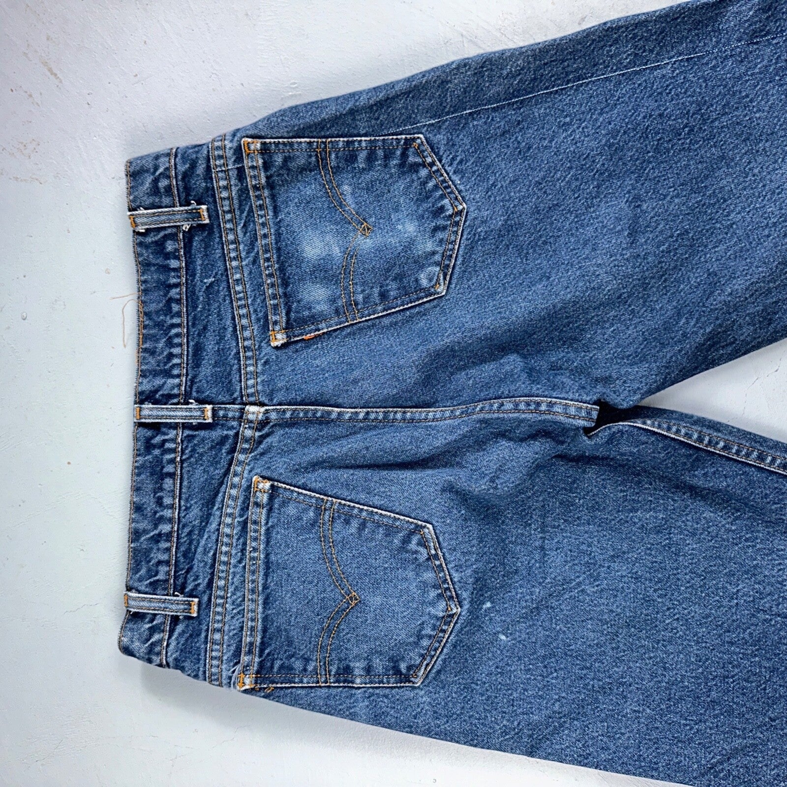 Levis 505 Vintage 90s Orange Tab Jeans Blue Med 501 Wash 33x34 Act 31x33