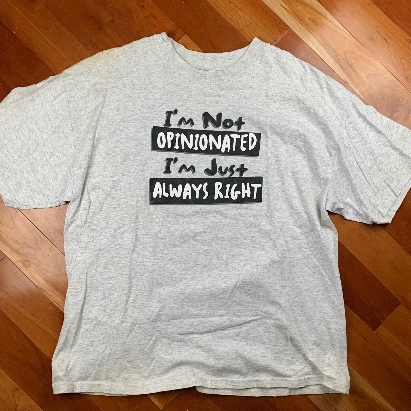 Funny  Men Always Right Humor Vintage T Shirt Opinionated Adult Dark Cool Y2K