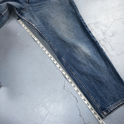 Vintage Womens Levis 29501 0115 Med Wash High Rise 501 Mom Jeans USA 38x28