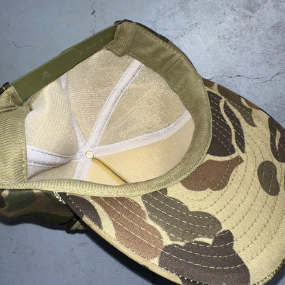 Balderson Camo Green 80s VTG Hat Cap Snapback Otto Trucker Hunting Woodland