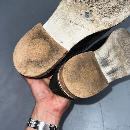 Giorgio Brutini Men’s Size 9 Black Suede Dress Shoes Classy Laces