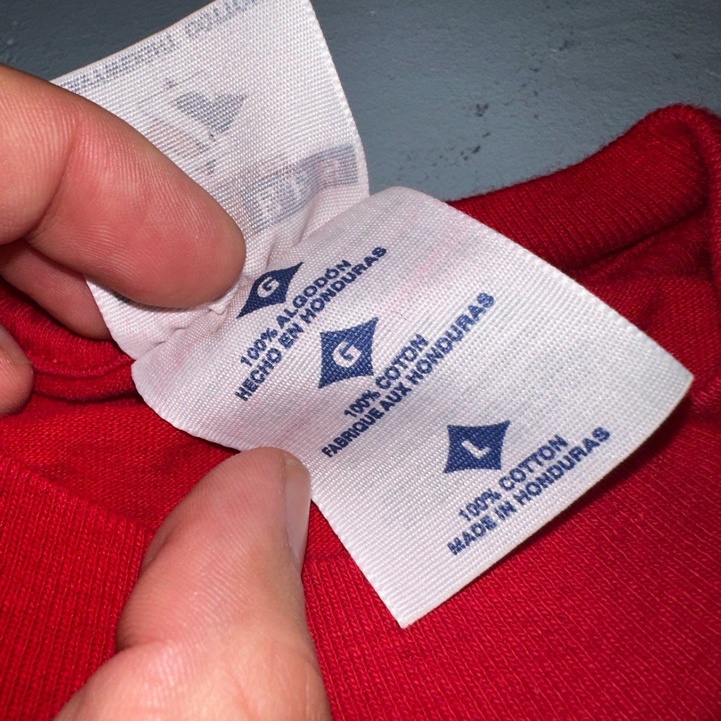 VTG Portland Trailblazers Shirt Mens Large Red Y2K Red Hot Rollin 2000s NBA