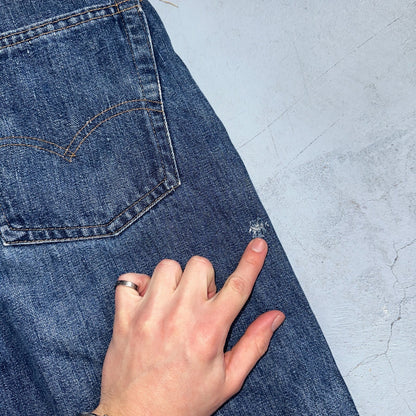 Levis 505 Vintage 70s Talon USA Jeans 501 1970s Med Wash Blue 42x30 Act 40x25
