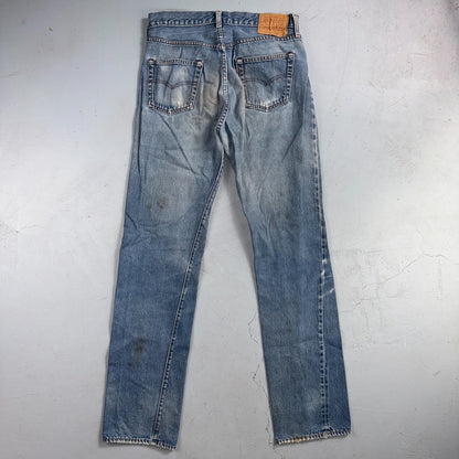 Levis 501 Vintage 80s Redline Selvedge USA XX Jeans Light Wash 34x38 Act 31x34