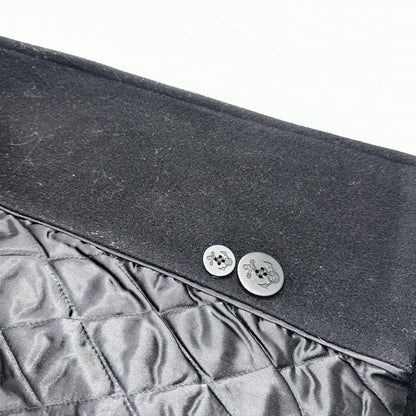 LL Bean Blue 100% Wool Pea Coat 3M Thinsulate Double Breasted Women’s Sz 10 VTG