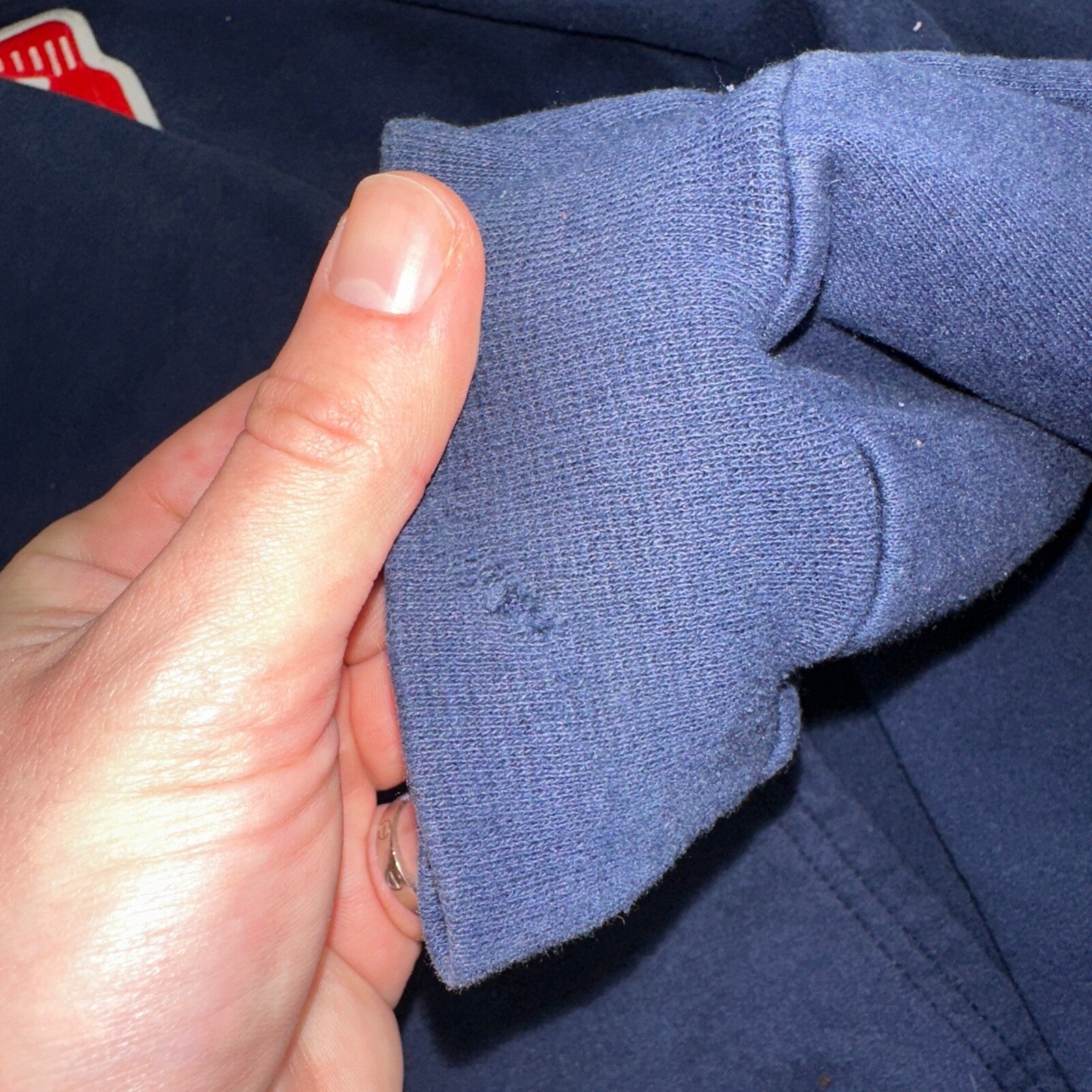 VTG Boston Red Sox Mens Hoodie Adult 2XL Socks Logo Embroidered Pullover 90s