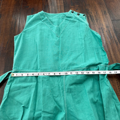 Vintage USA Rockabilly Womens Dress Skirt 60s 70s Green Cute Summer