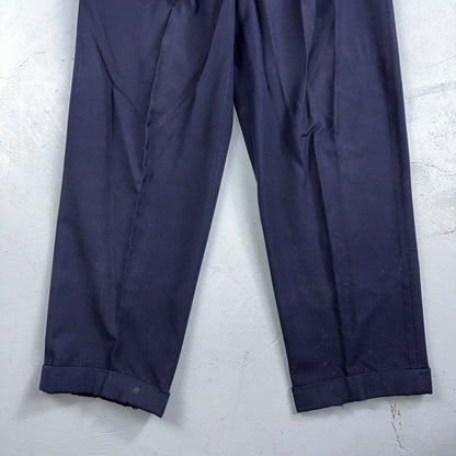 VTG Mens 2 PC Suit 42 Jacket Coat Pants Blue Rockabilly 1950s Thrashed Ripped