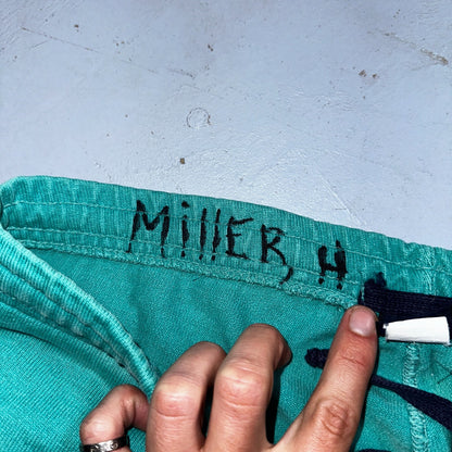 Vintage 90s Lands End Fleece Sweatpants Adult M Green Made In USA Champion