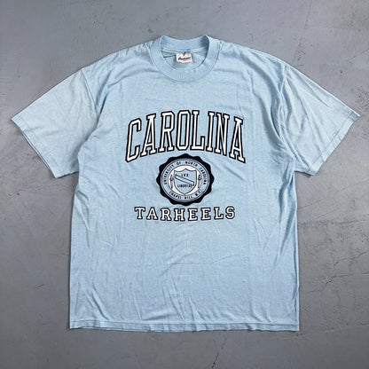 Carolina Tarheels 80s VTG T Shirt Blue UNC 1980s College University Graphic XL
