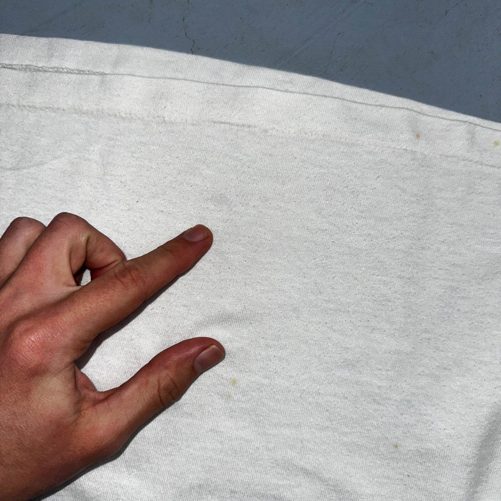 Kauai Hawaii 1985 VTG T Shirt 85 Jersey Style Tee Double Sided Graphic Numbers