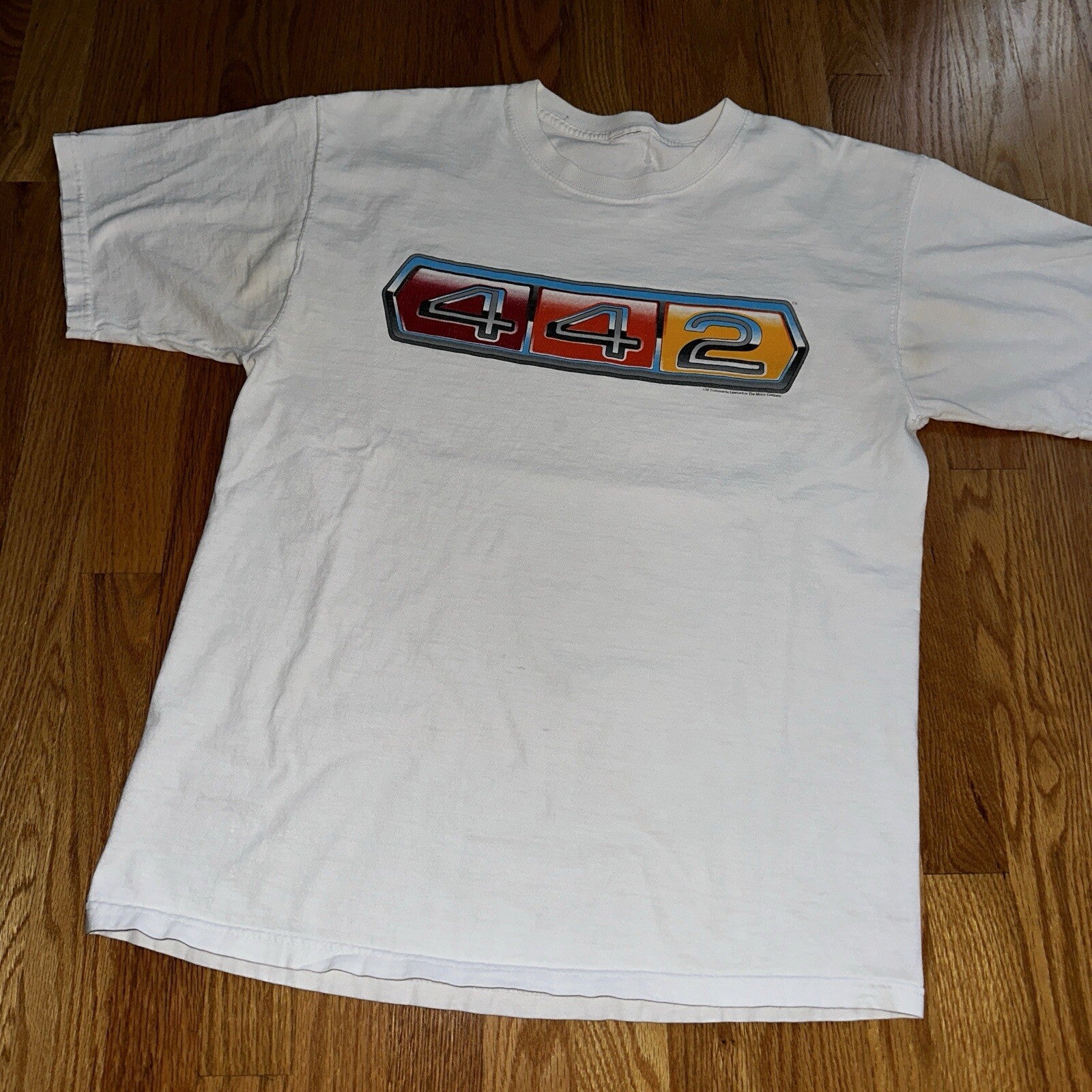 442 USA Old Car Smoke Vintage T Shirt Y2K Cool Graphic Racing Muscle American