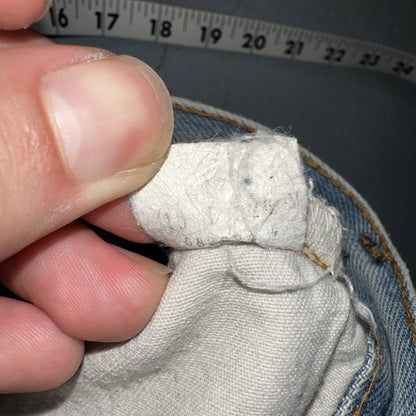 Levis 501 Vintage 80s Redline Selvedge USA XX Jeans Light Wash 36x31 Act 33x28