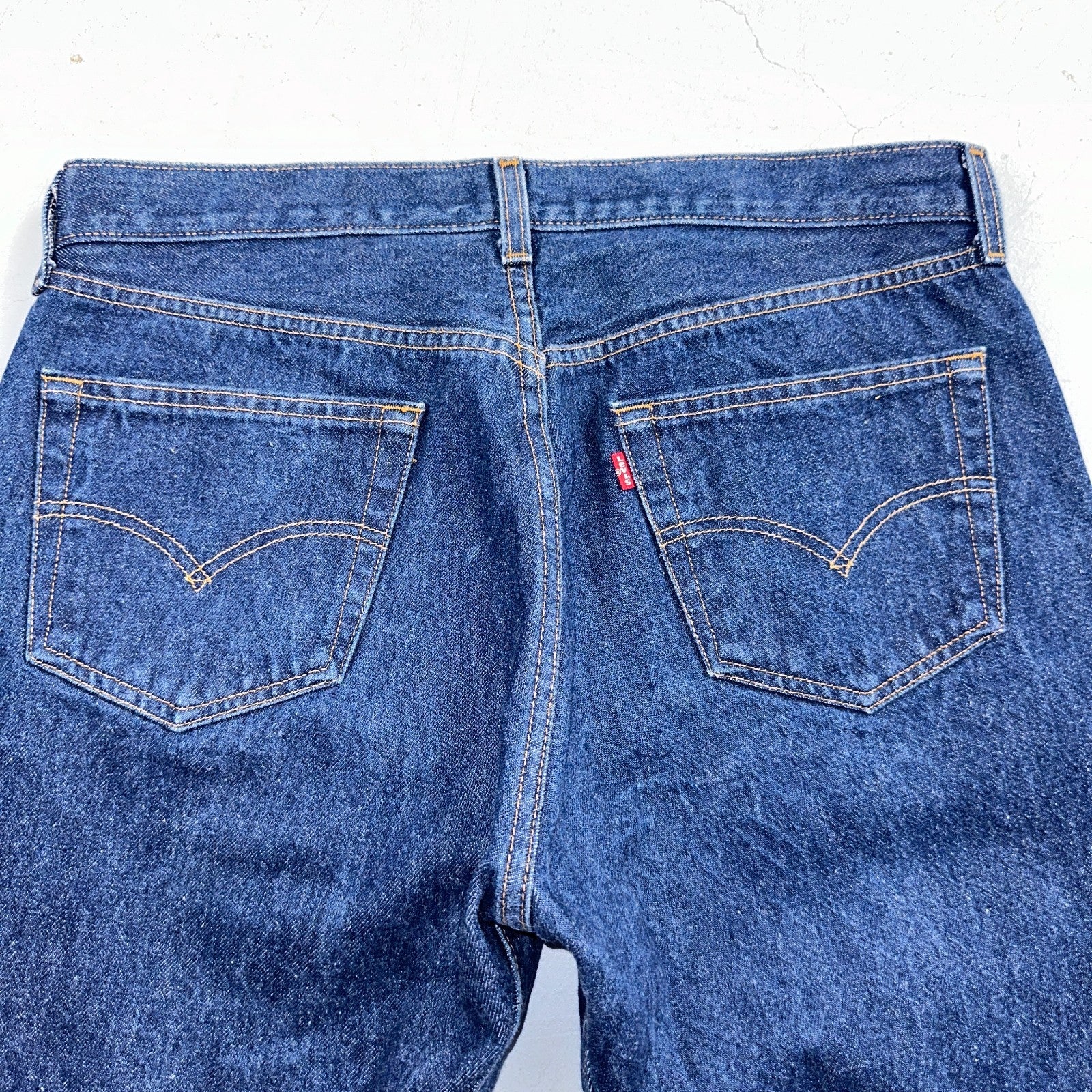 Levis 501 Vintage Y2K 90s XX Straight Leg Jeans Blue Dark Wash 35x30 Act 33x26