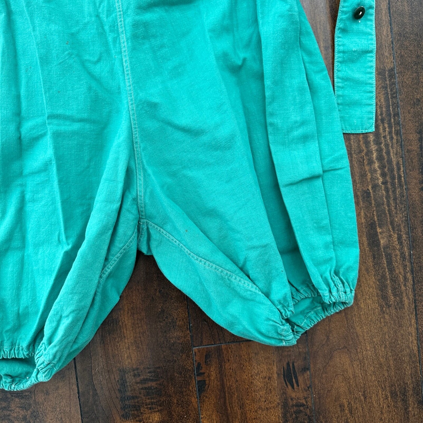 Vintage USA Rockabilly Womens Dress Skirt 60s 70s Green Cute Summer