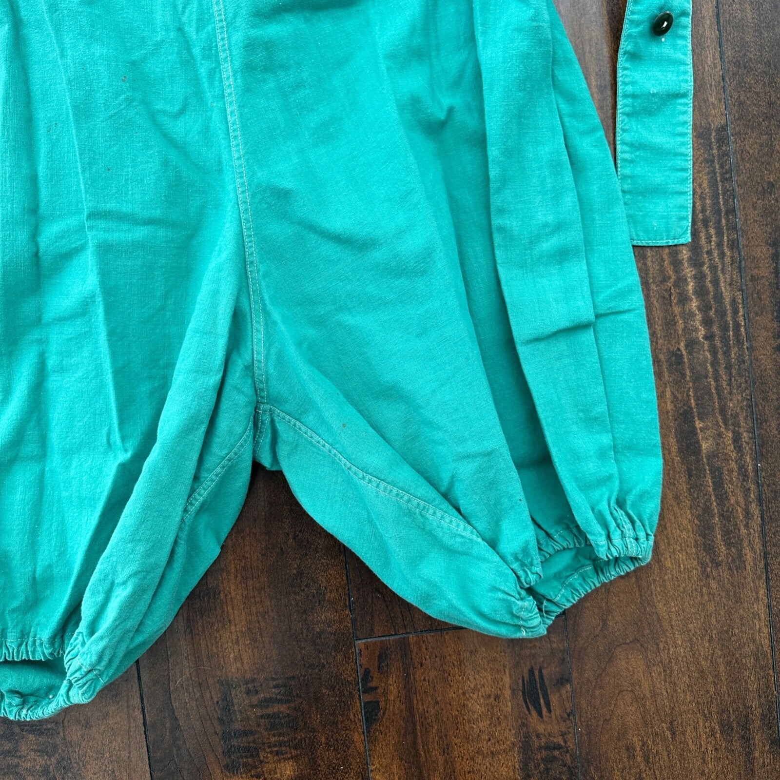 Vintage USA Rockabilly Womens Dress Skirt 60s 70s Green Cute Summer