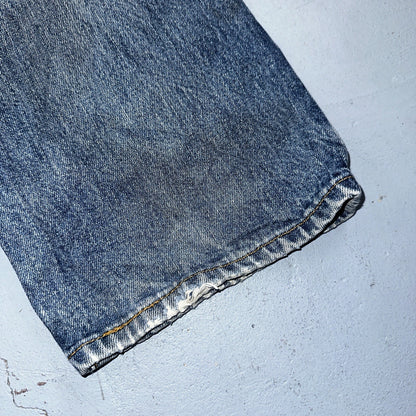 Levis 501 Vintage 90s Y2K XX Straight Leg Jeans Blue Med Wash 32x29 Act 31x28