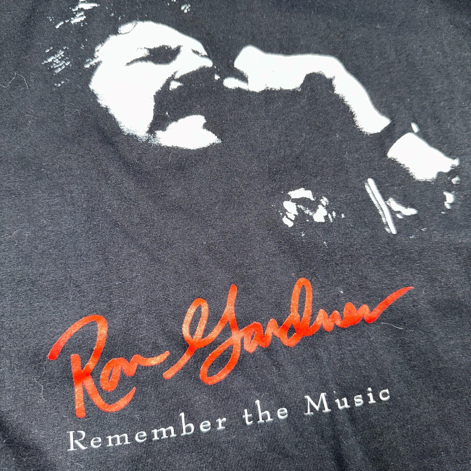 Ron Gardner Rock Band 80s VTG T Shirt Music Punk Grunge Jerzees Music Graphic