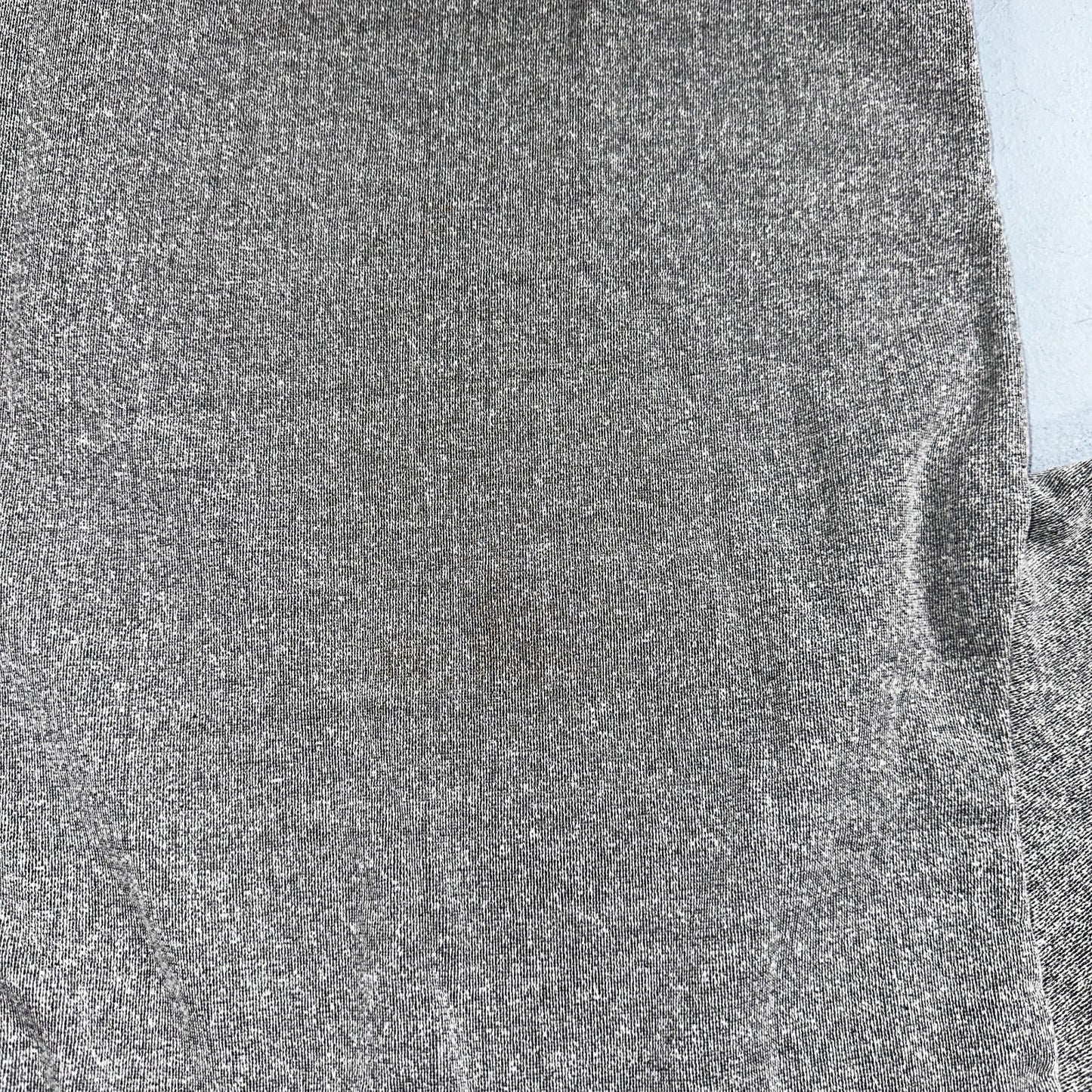 Gray 1970s VTG Crew Neck Sweatshirt Short Sleeve Heather Rockabilly 60s 70s