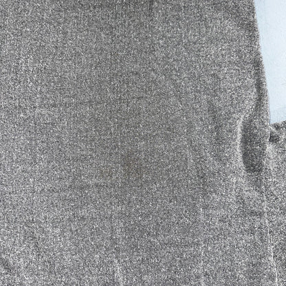 Gray 1970s VTG Crew Neck Sweatshirt Short Sleeve Heather Rockabilly 60s 70s