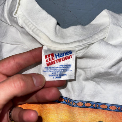 Vintage 1992 A Delicate Balance Dolphins Humanitees T Shirt Hanes XL 90s Flordia