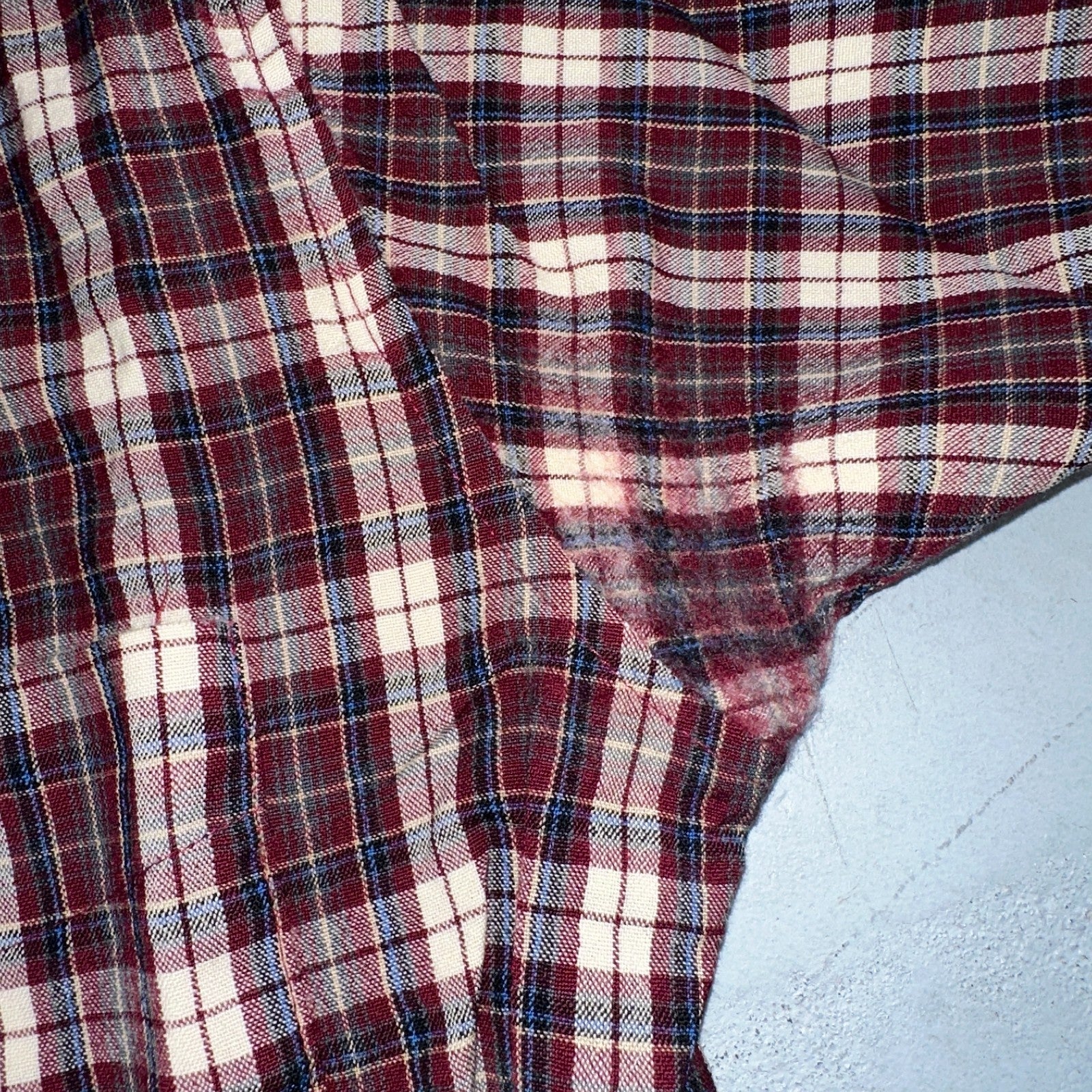 Vintage Pendleton Shirt Mens M Wool Plaid Flannel USA Button 1970s 70s Red