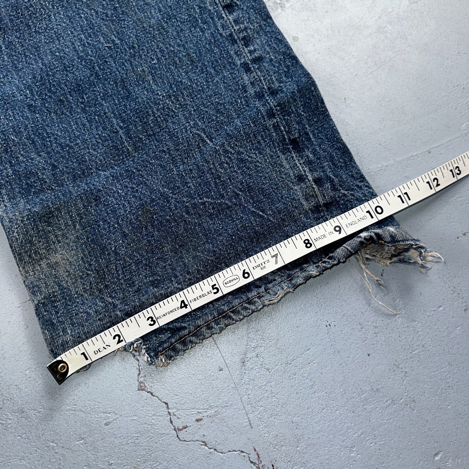 Levis 501 Vintage 70s SS Redline Selvedge USA XX Jeans Med Wash 48x30 Act 44x26